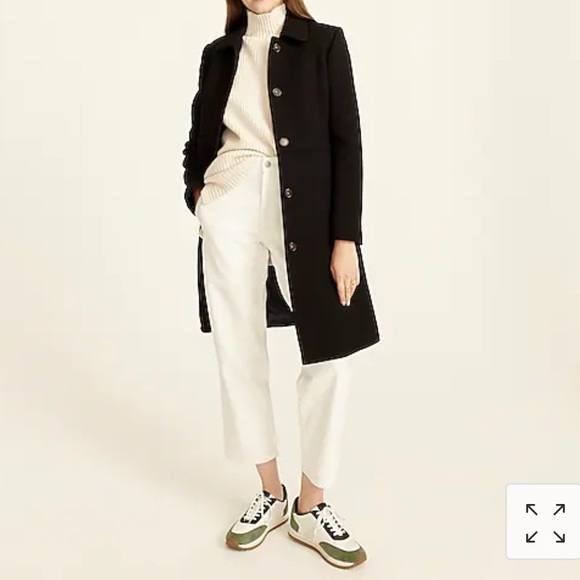 NWT J.Crew lady day coat wool with Thinsulate size 00 - Picture 2 of 3